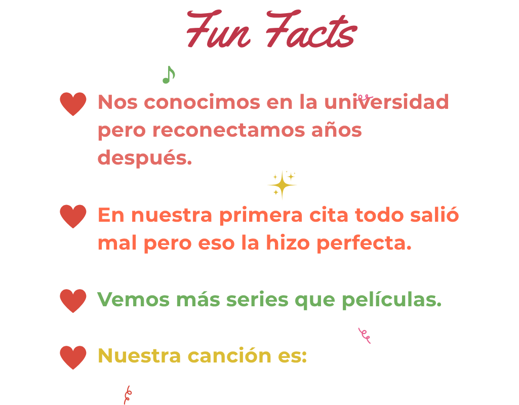 Fun facts de Isa y Marlon